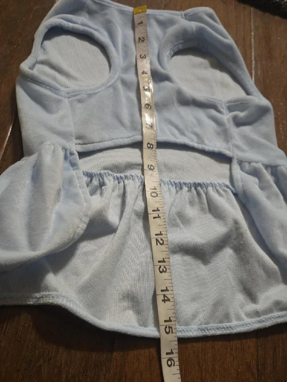 Juicy Couture Light Blue Rhinestone Logo Dog Dress